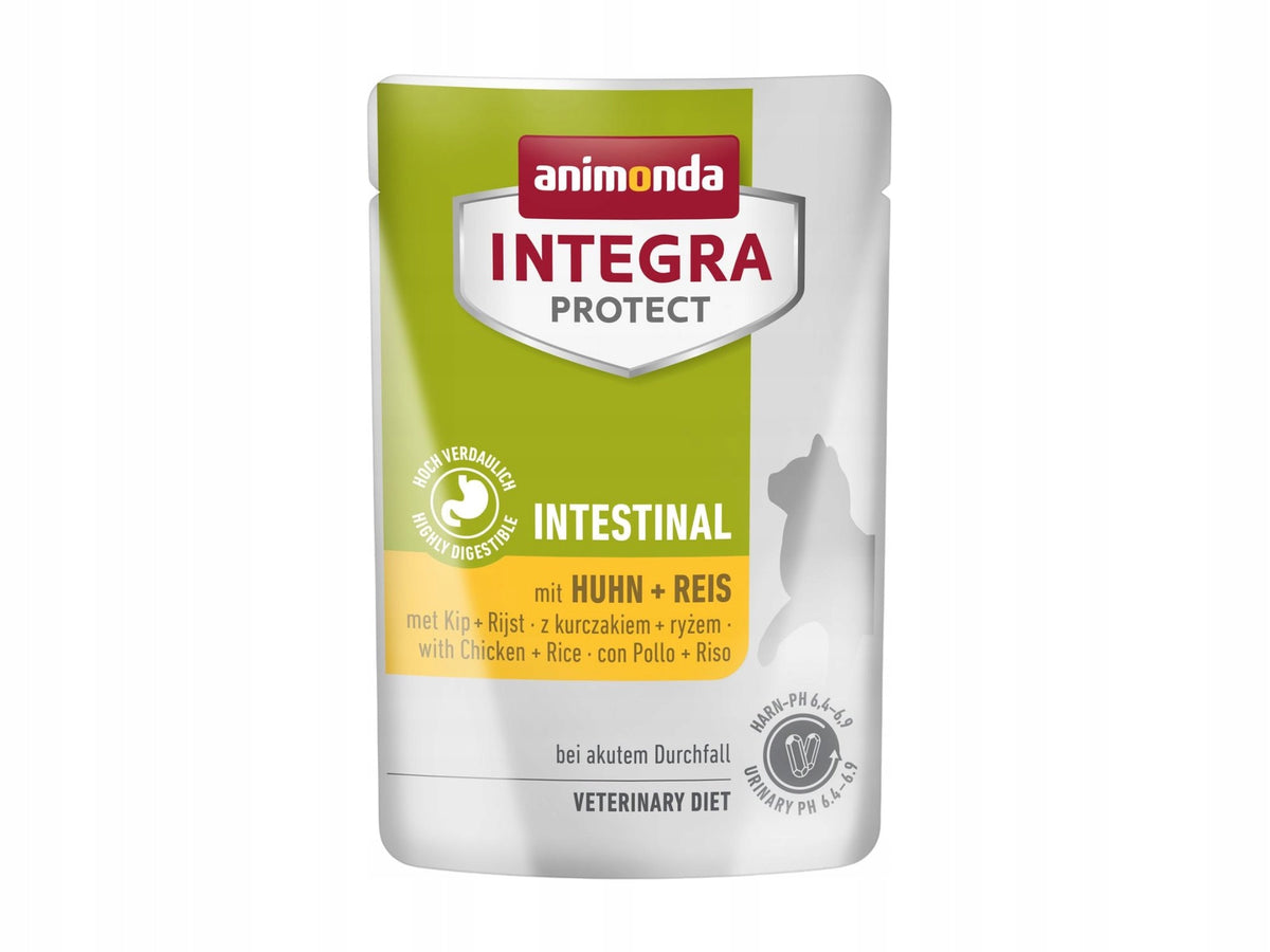 Animonda Integra Intestinal sachet SET 8x85g – Chicken with rice Packaging status original