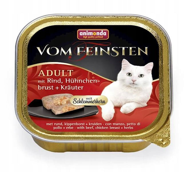 Animonda Vom Feinsten Adult wet food BEEF CHICKEN HERBS 100g Manufacturer code 9552