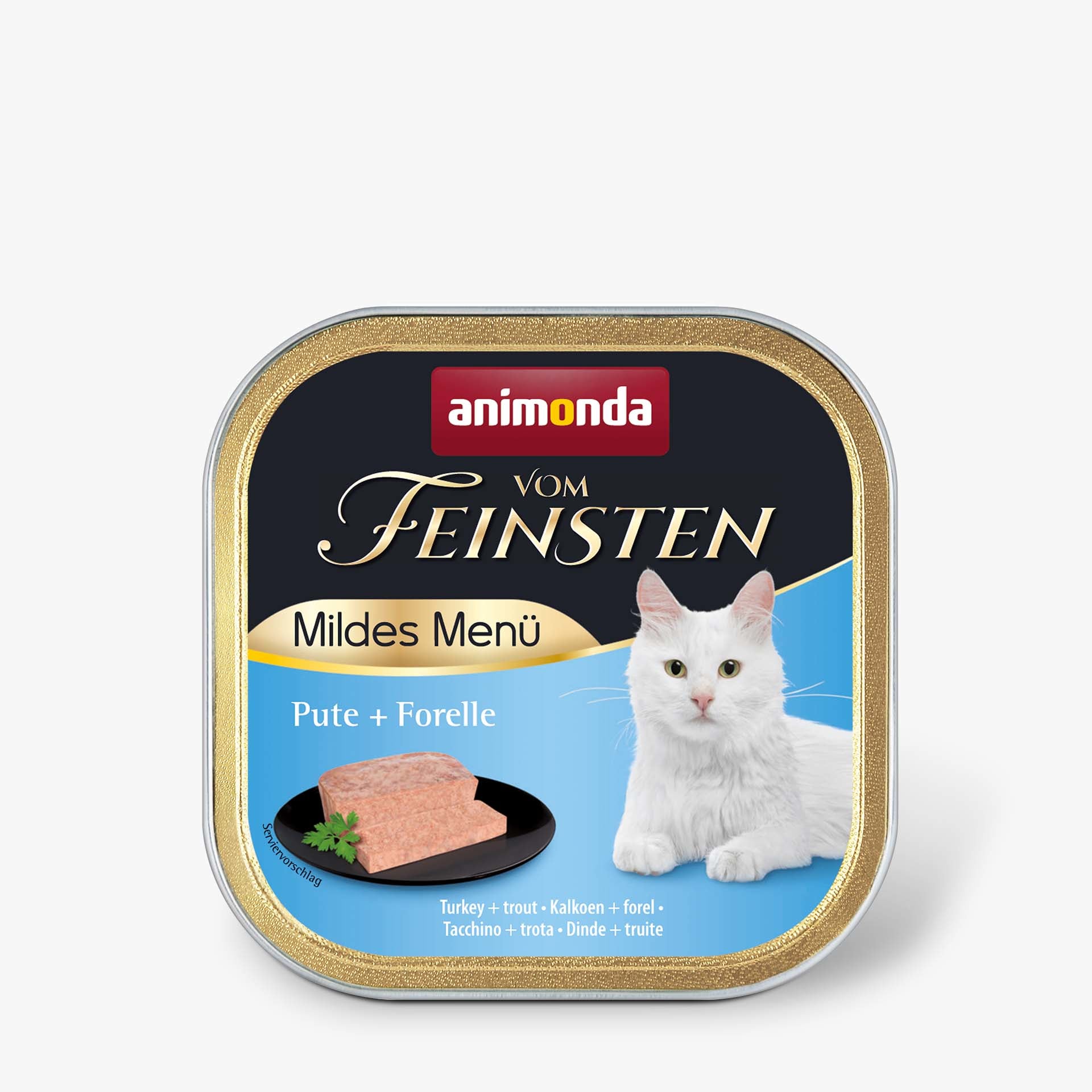 Animonda Vom Feinsten Mild Menue wet cat food TURKEY TROUT 100g Manufacturer code 4017721830515