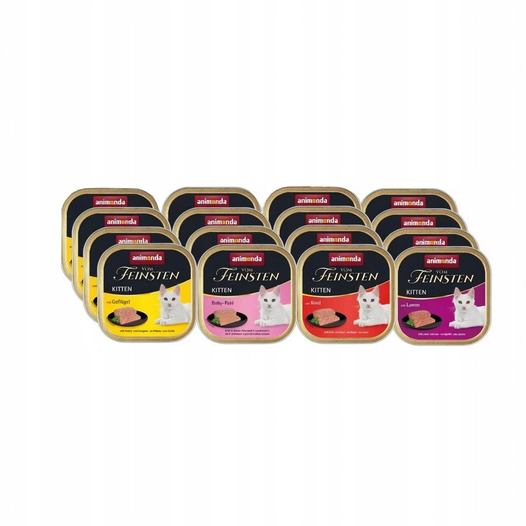 Animonda vom Feinsten KITTEN 12x100g MIX OF FLAVORS Wet cat food kittens
