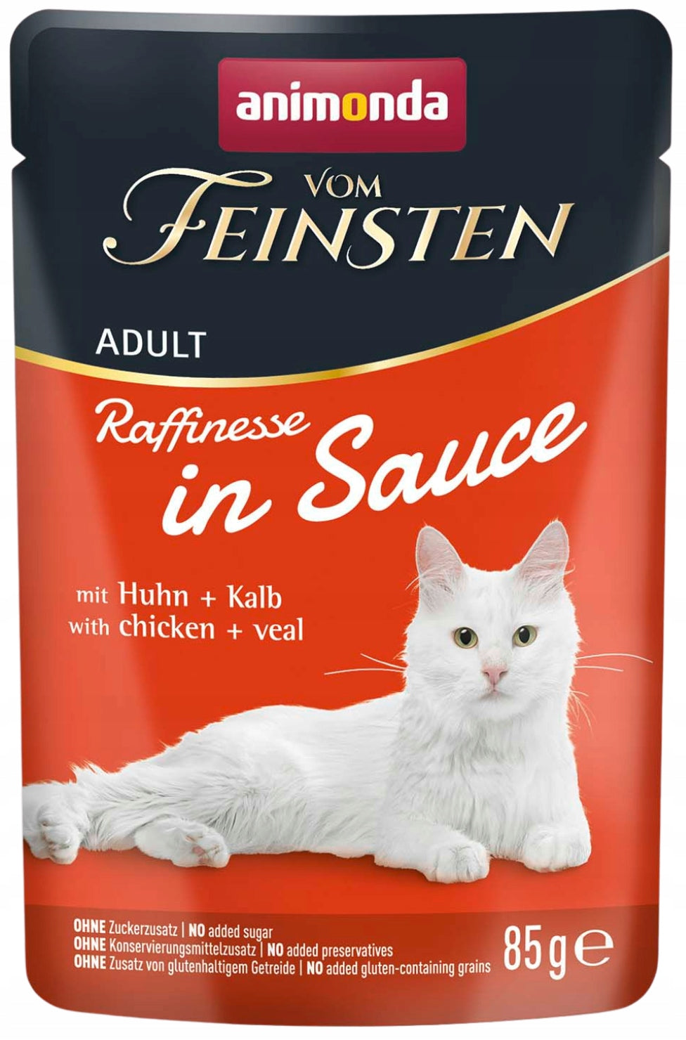 Animonda vom Feinsten Raffinesse in sauce sachet 85g - Chicken + Calf