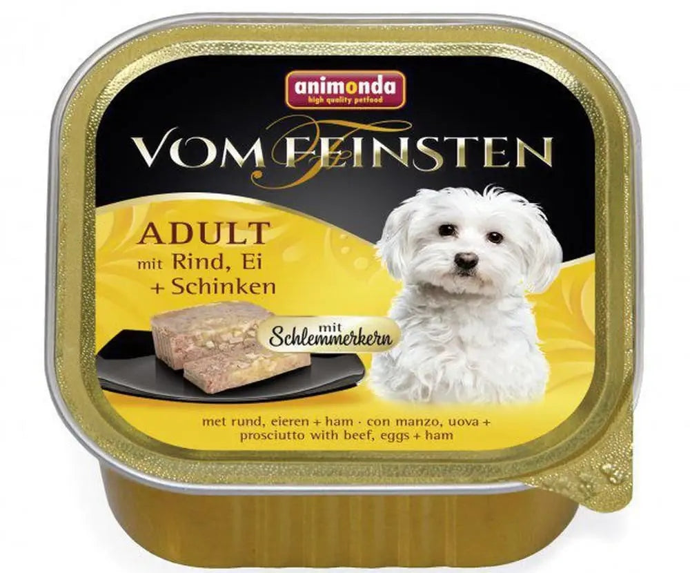 Animonda vom Feinsten for dog beef eggs ham dish 150g / 1 pc