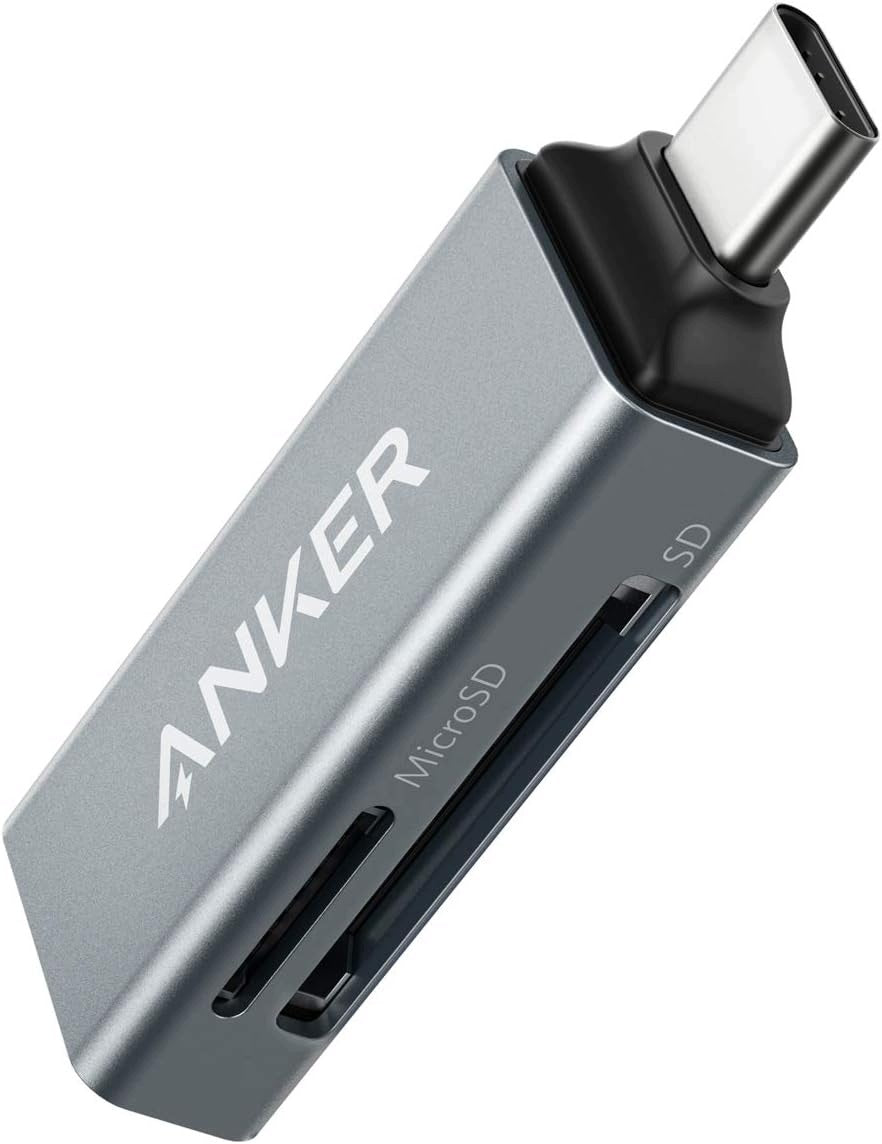 Anker USB-C Card Reader 2in1 MicroSD SDHC SDXC 5Gbps Grey