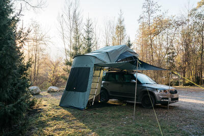 Annex for roof tent Quechua MH500 2-person Waterproofness less than 1500 mm