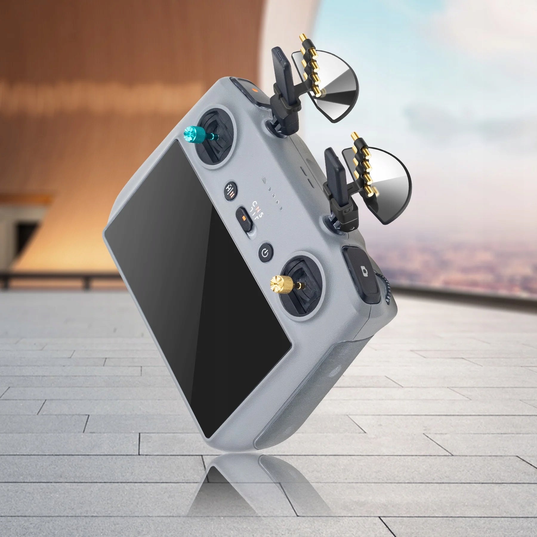 Antenna Range Extender Signal Amplifier, For DJI RC 2/Pro Signal Booster Batteries included no