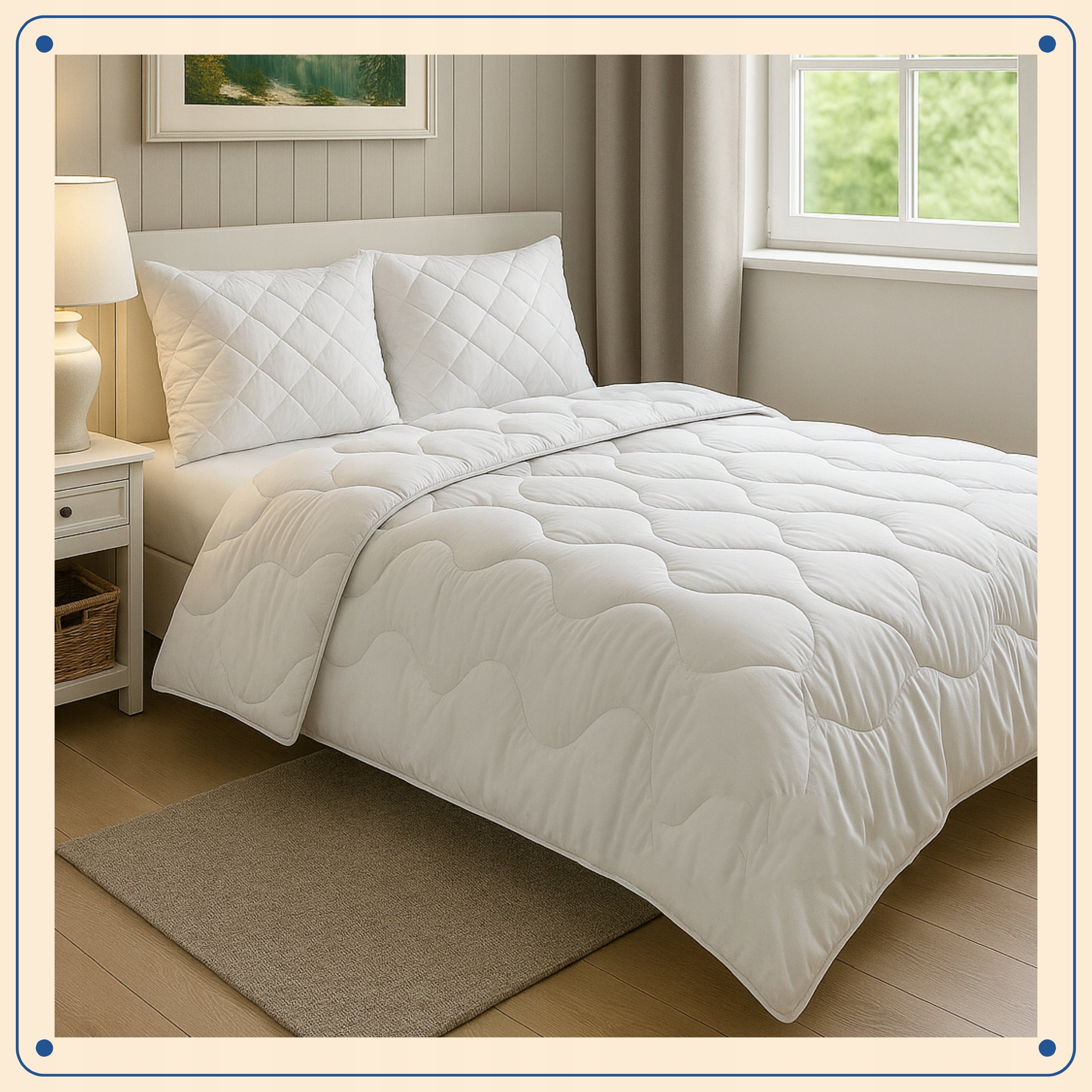 Anti-Allergic Quilt Year-round 160x200 + 2 Pillows 70x80 Premium Set Packaging status original