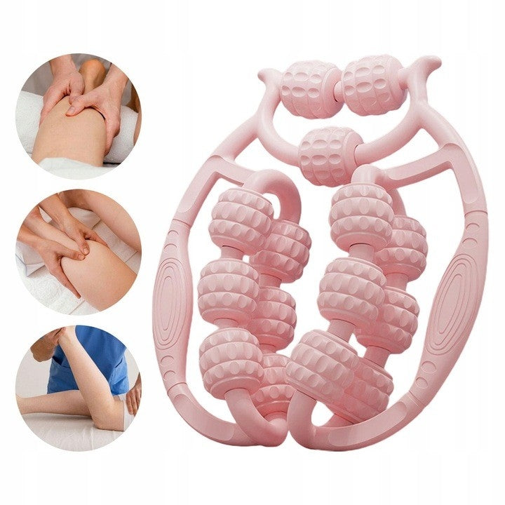 Anti-CELLULITE Body Roller MASSAGER MANUAL Massage REMOVES WATER - 15 rollers