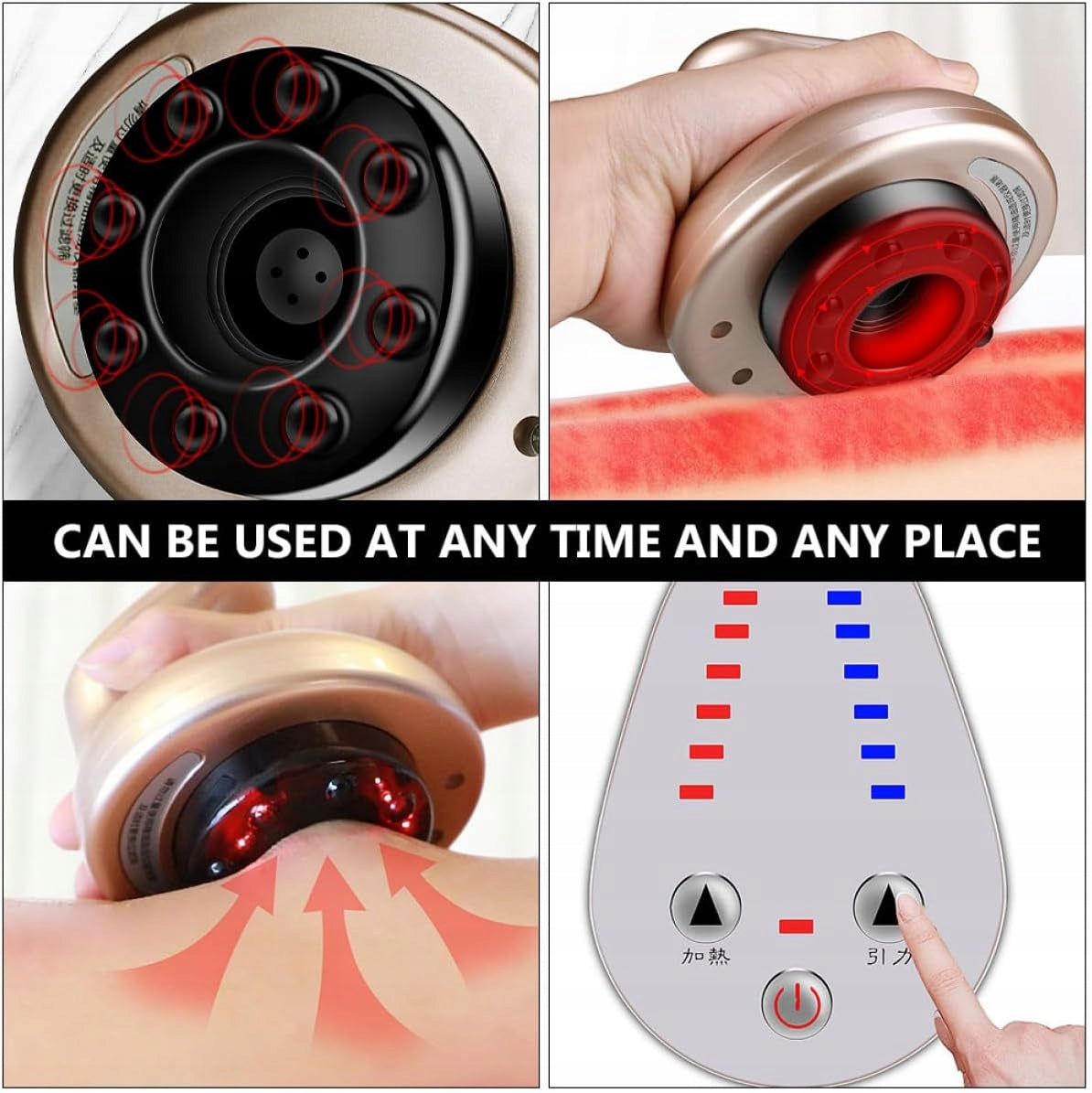 Anti-CELLULITE MASSAGER Electric Bubble Chinese Wireless Massage 3in1 Manufacturer code Masażer Antycellulitowy Elektryczna 3w1 SPA