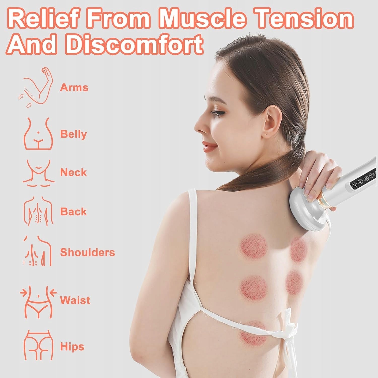 Anti-Cellulite Massager Electric Vacuum Bubble USB 12 Programs Manufacturer code 13231411