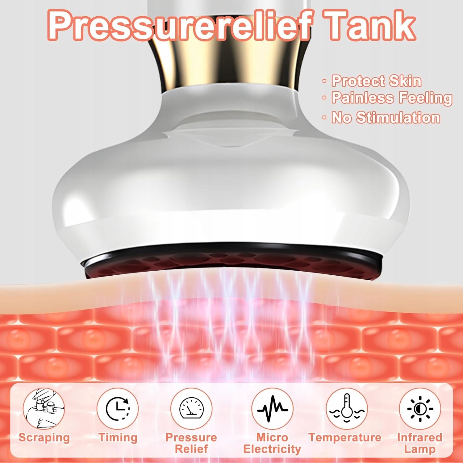 Anti-Cellulite Massager Electric Vacuum Bubble USB 12 Programs Packaging status original