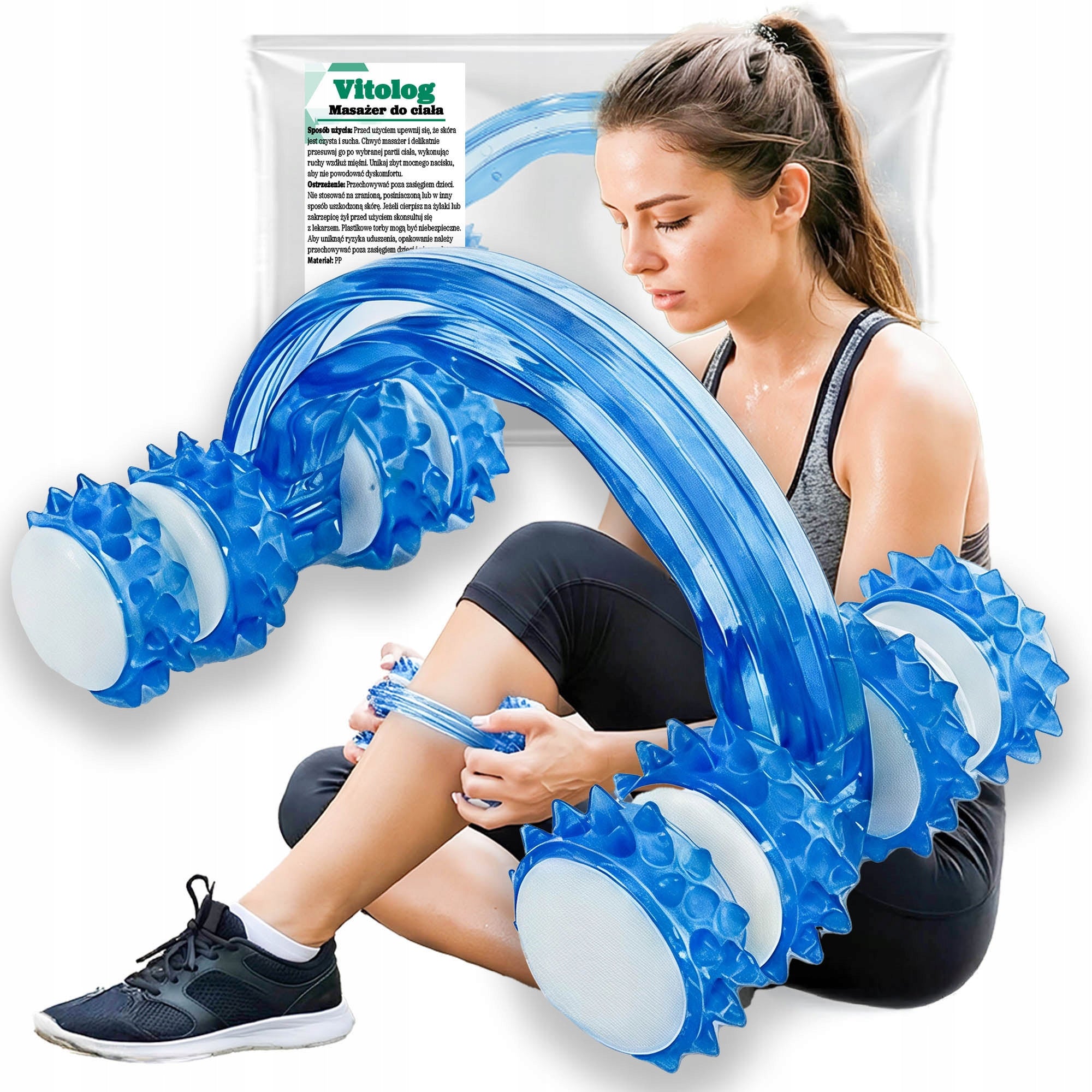 Anti-Cellulite Massager Roller for Back Body Massage Legs Hands Thighs