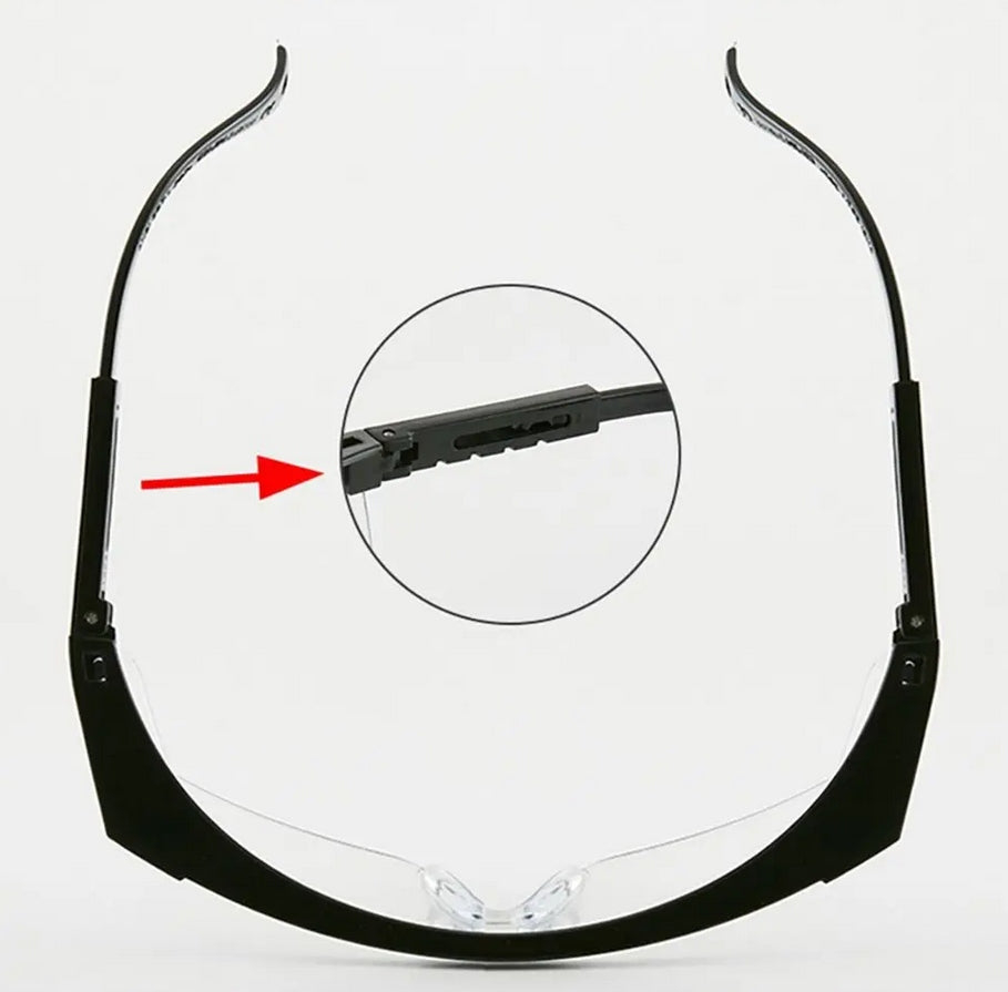 Anti-Chipping Glasses WORK GOGGLES PROTECTIVE Panoramic Anti-Chipping Manufacturer code LUMINEXXX KING BHP