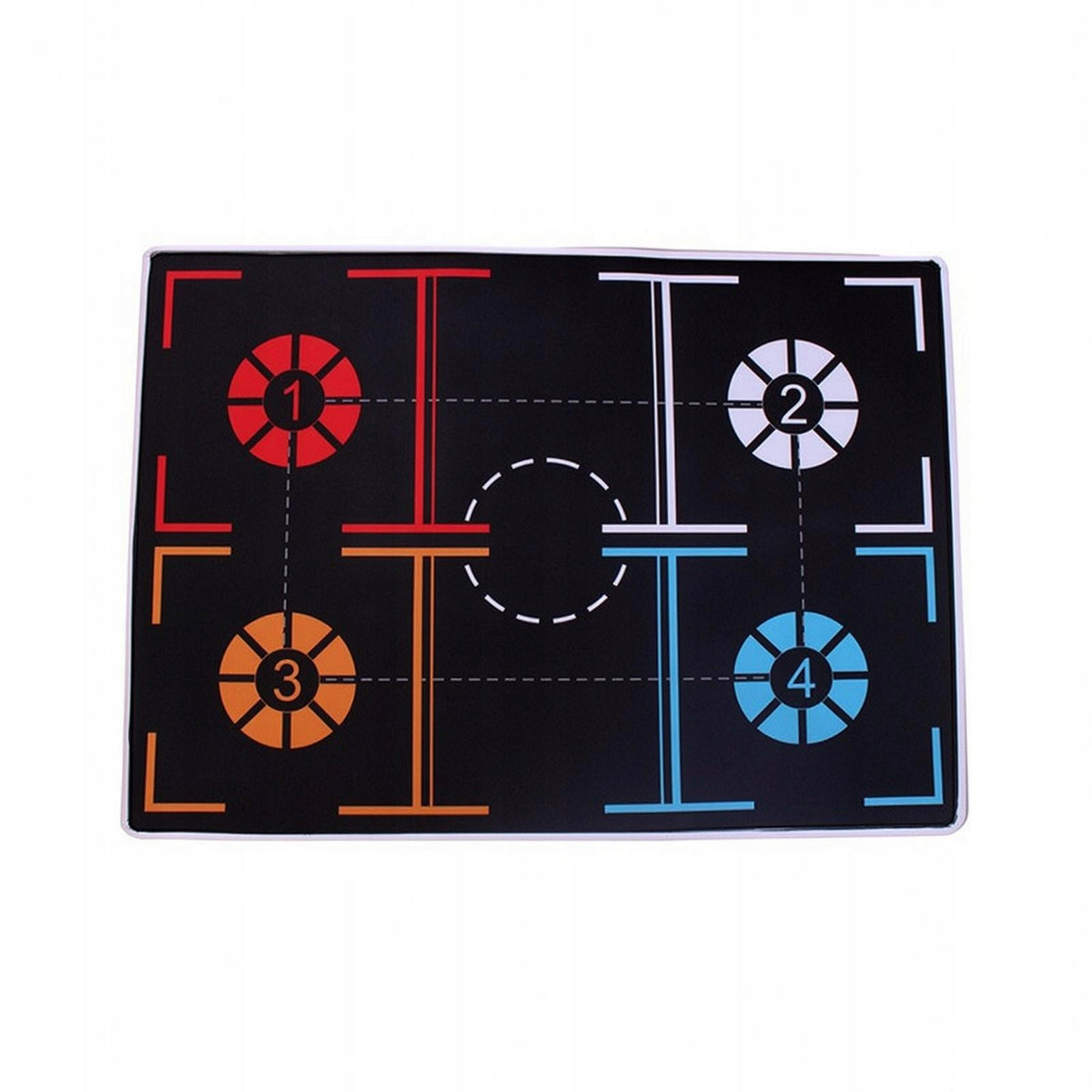 Anti Slip Basketball Footwork Training Mat Sound Dampening Adult Style a