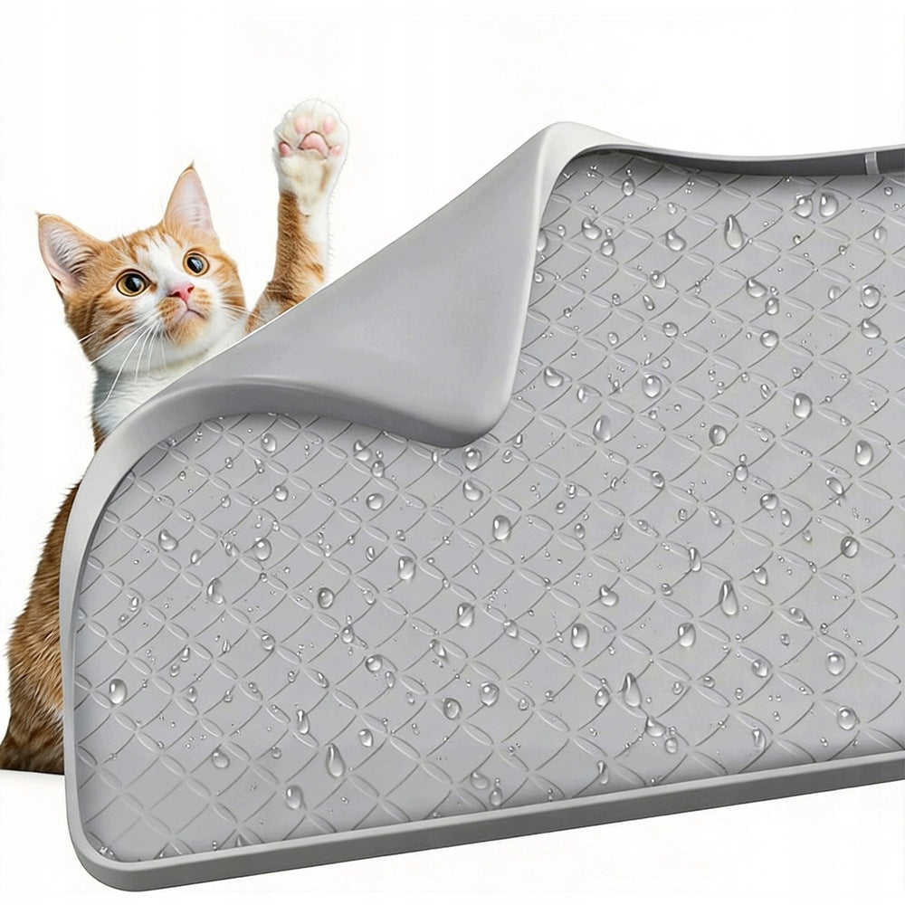 Anti Slip Extra Large Cuvette Mat Cat Pad Grey 86.3x55.8 Packaging status original
