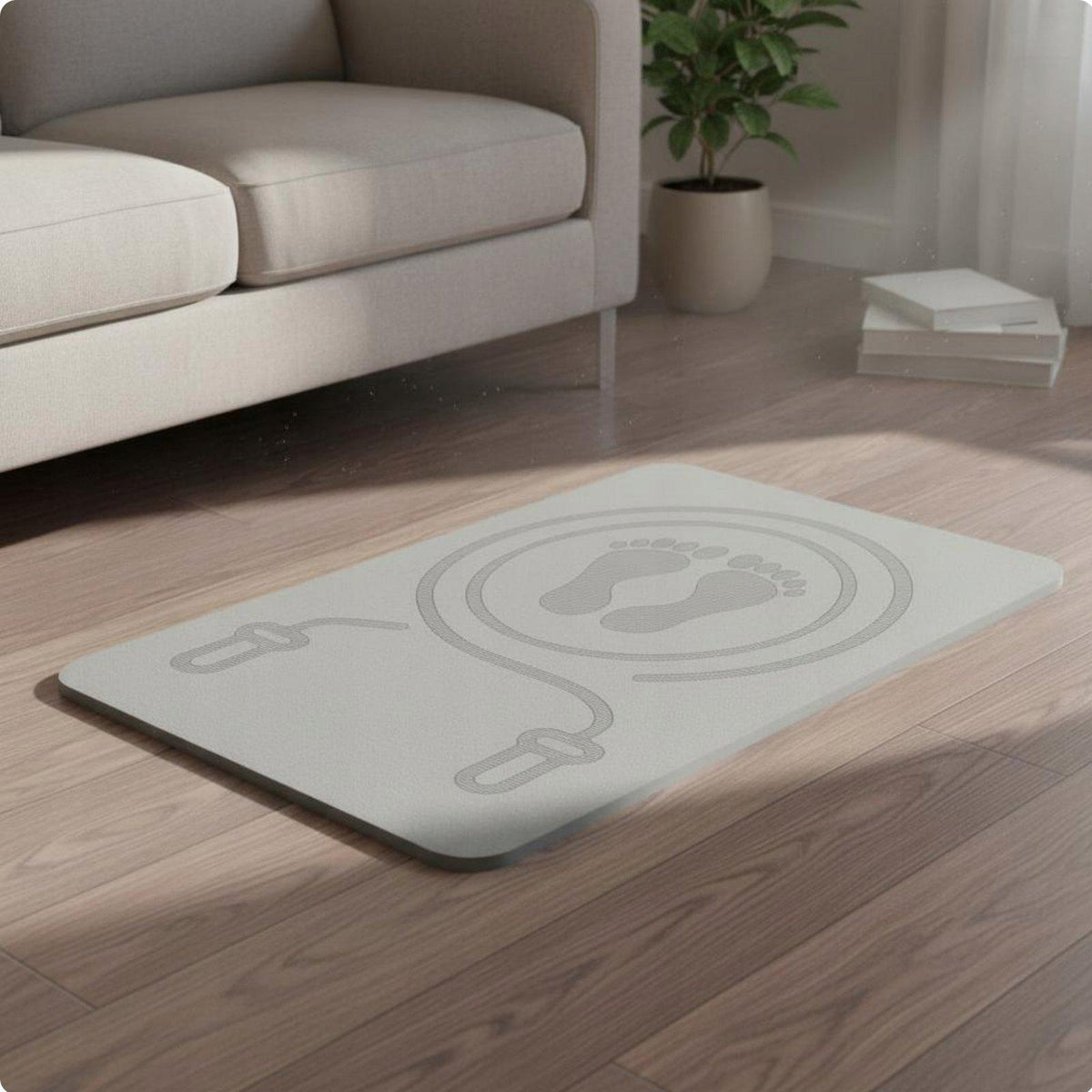 Anti Slip Floor Pad Textured Anti slip Sport Mat Thick Foam Pad Gray 10MM