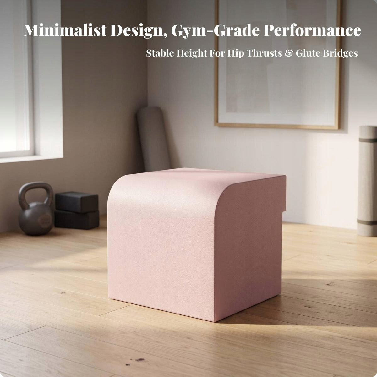 Anti Slip Glute Press Case with Padded | Portable, glute M Hip Thrust Box B Packaging status original