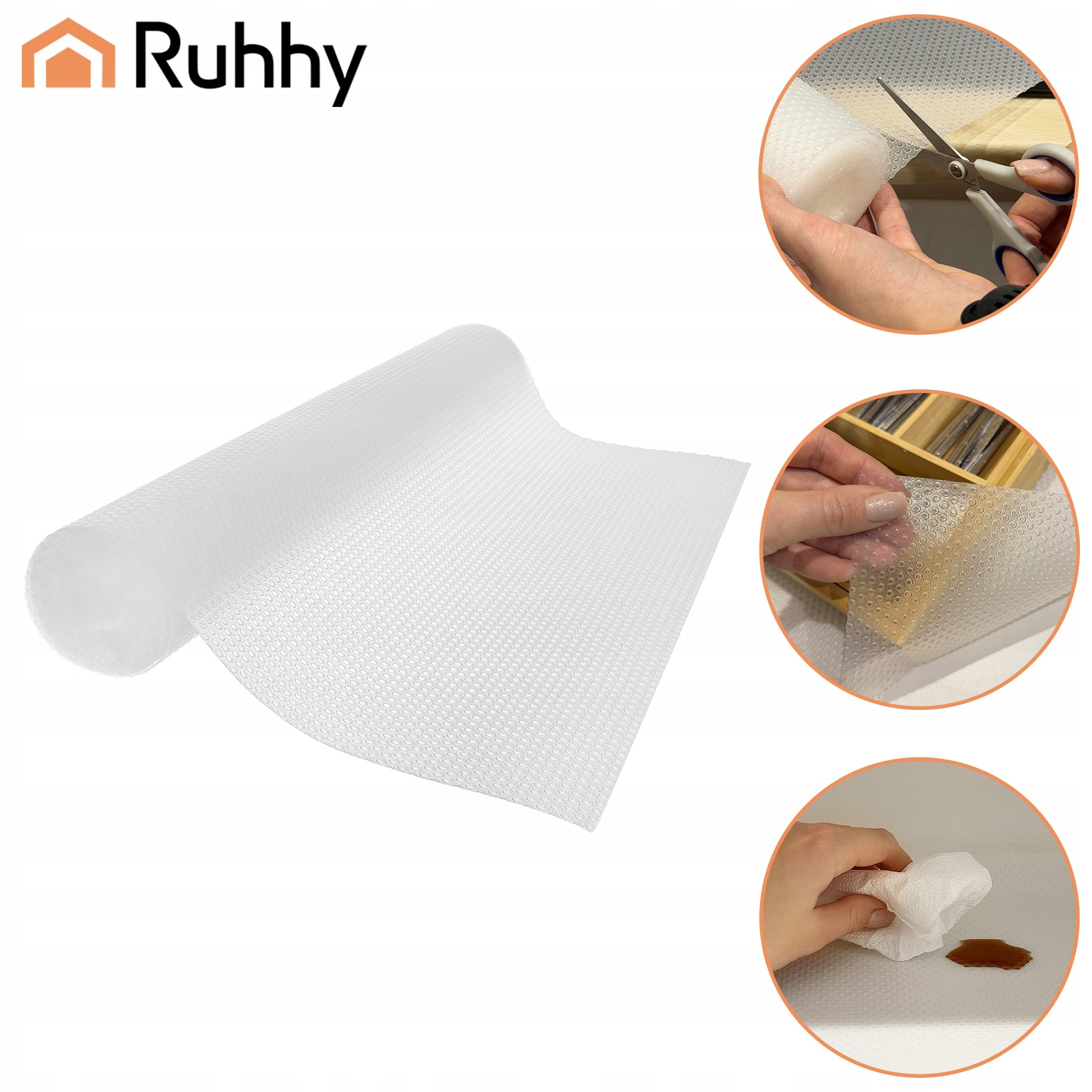 Anti-Slip Mat for Drawers Protective Cabinets for Cutting Pad 500x50cm Number of pieces 1 pcs