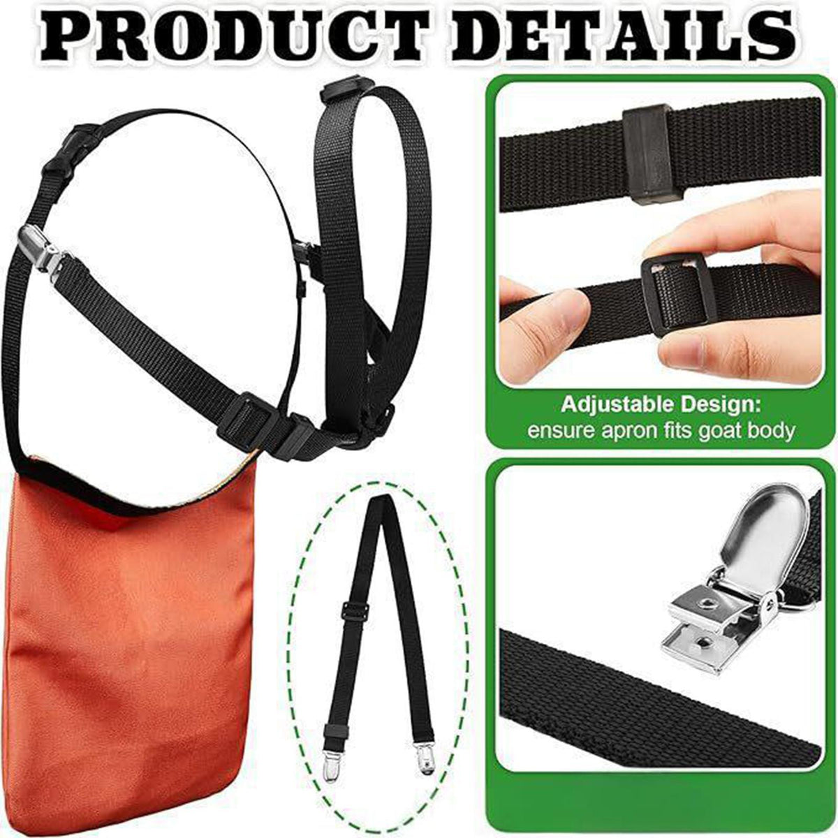 Anti breeding Apron for Goats, Anti mating Skirt, Practical, , Reliable Packaging status original