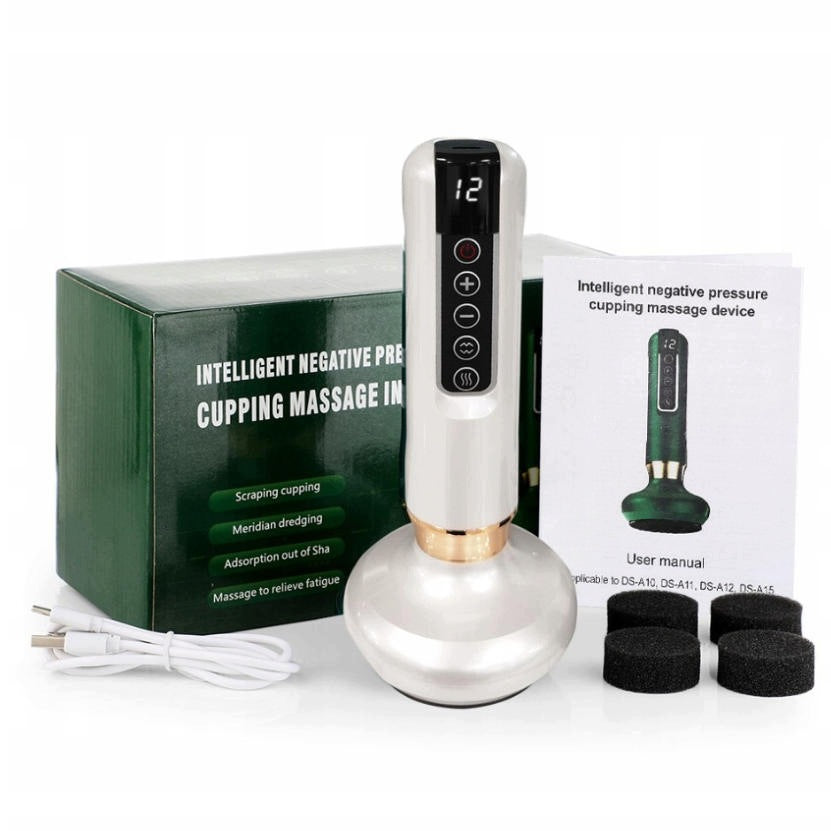 Anti-cellulite massager with Chinese bubble function Humanas DermaSmooth white Medical device no