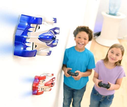 Anti-gravity RC LED car - rides on walls and ceiling blue Kind driving