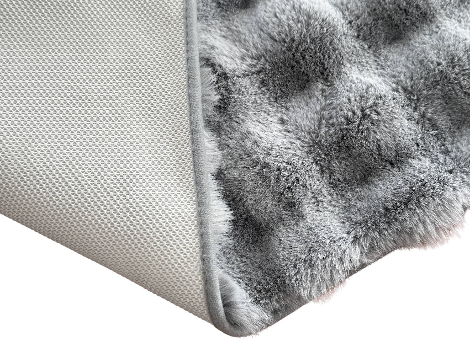 Anti-slip Bathroom Mat Aruba 3D Soft Light Gray 3 Pieces Product width 50 cm