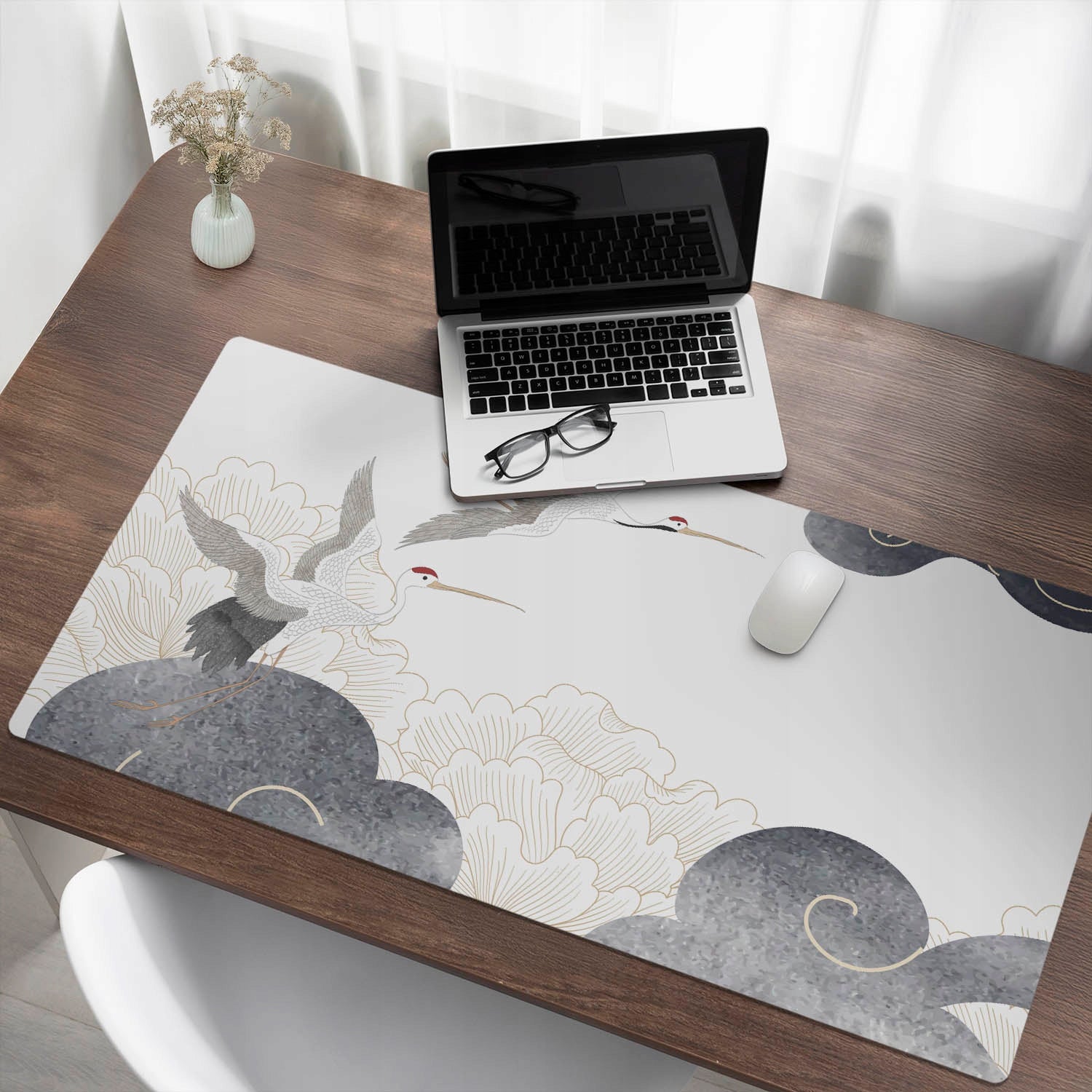 Anti-slip mouse pad Birds in the clouds 120x60 cm Color multicolor
