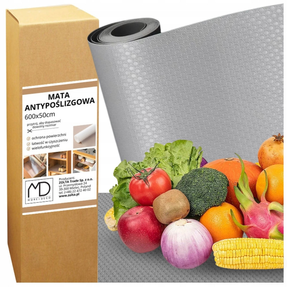 Anti-slip stain resistant pad 600x50 for trimming grey