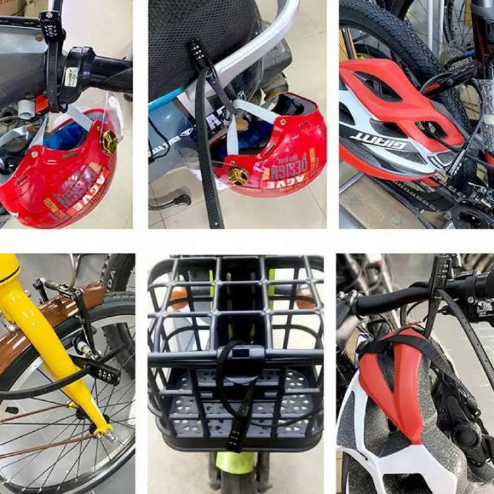 Anti-theft lock for helmet, bicycle, scooter, lock, code ROXAR Manufacturer code RX.LOCK001