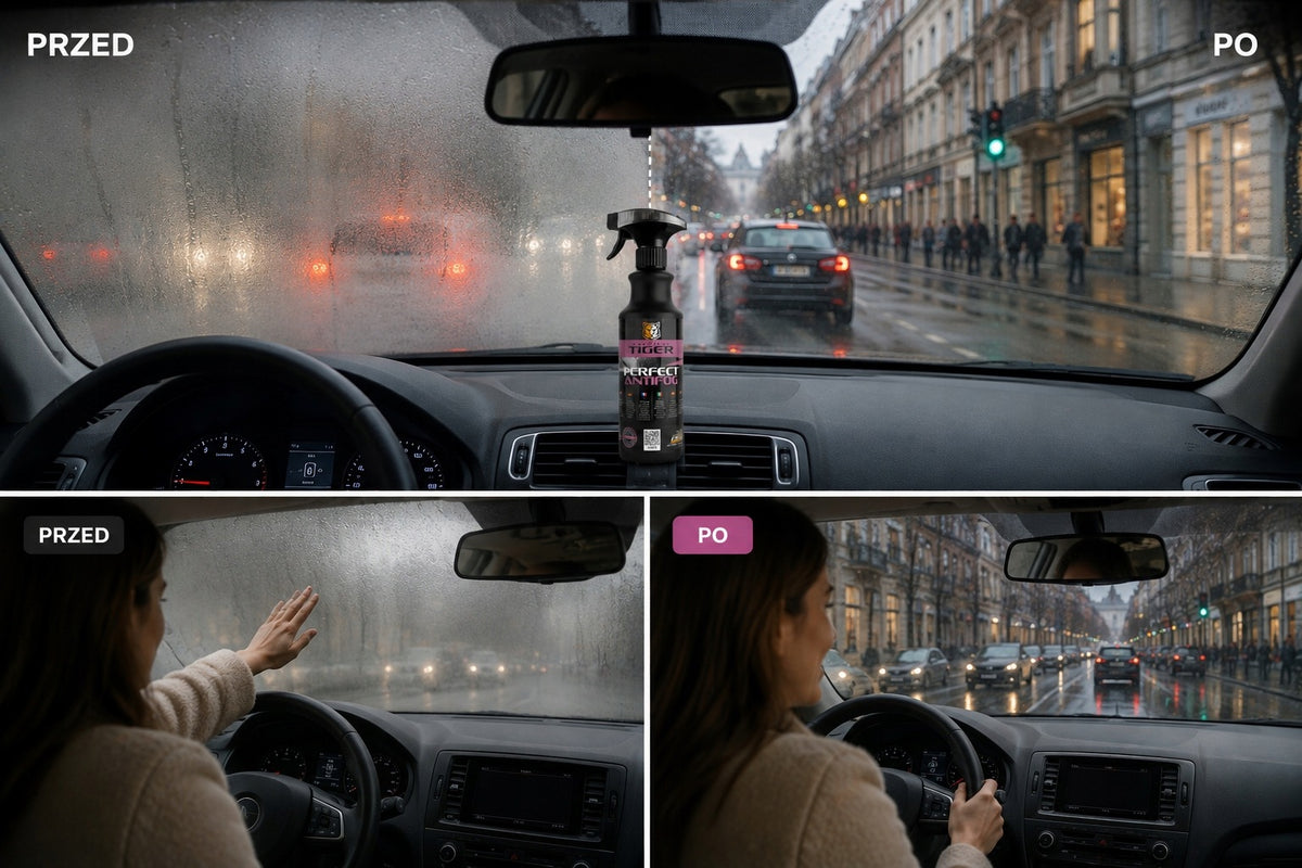 Anti-vapor agent against evaporation of windows and mirrors 1L + MICROFIBER CHT Packaging status original