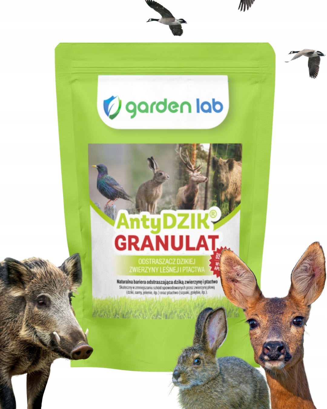 Anti-wild boar granules repellent for wild deer birds hares 1 kg