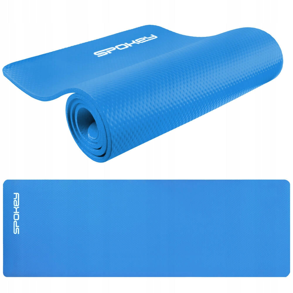 Gymnastikmatte Spokey Fluffy 180x60x1 cm, blau 