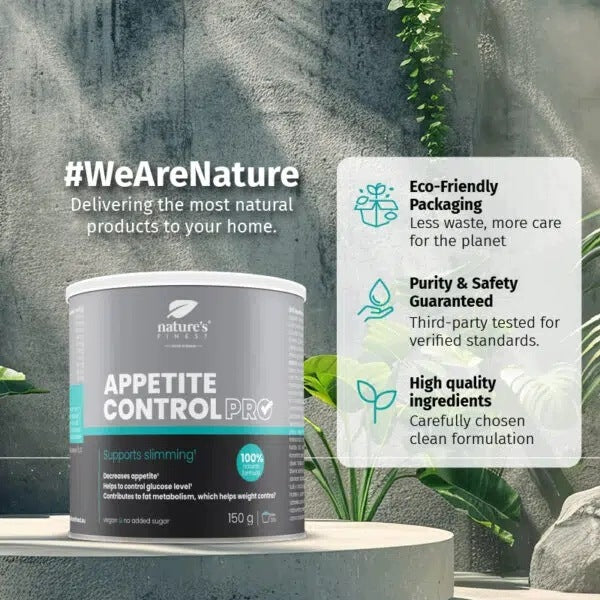Appetite Control PRO – Kontrola chuti do jedla, Inulín & Psyllium – 150 g Packaging status original