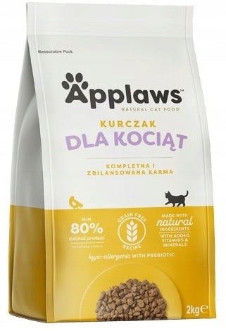 Applaws Cat Kitten Dry Cat Food Grain Free Chicken 2 kg