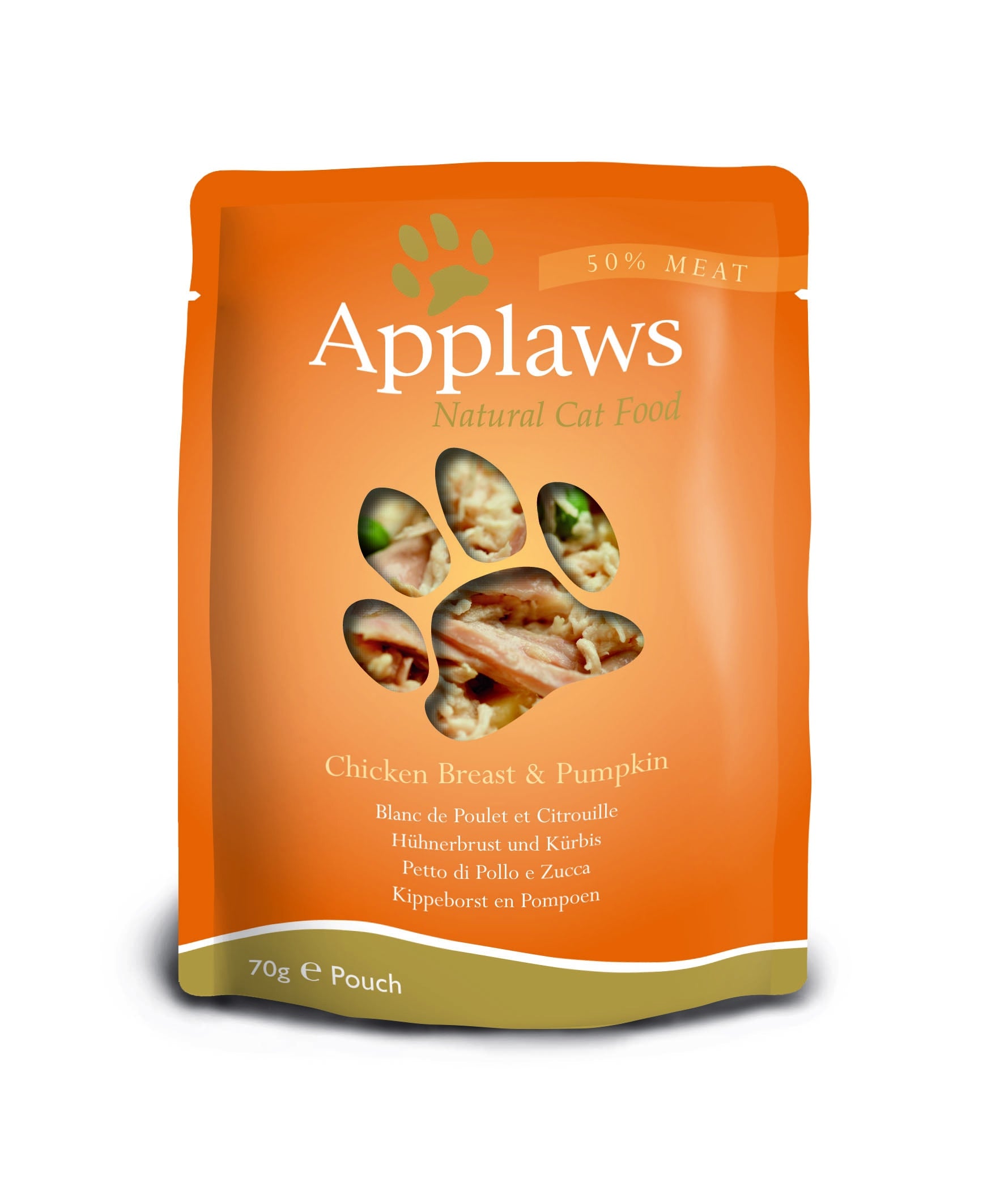 Applaws Cat Wet Cat Food Chicken with Pumpkin in Broth 70g Manufacturer code 8001