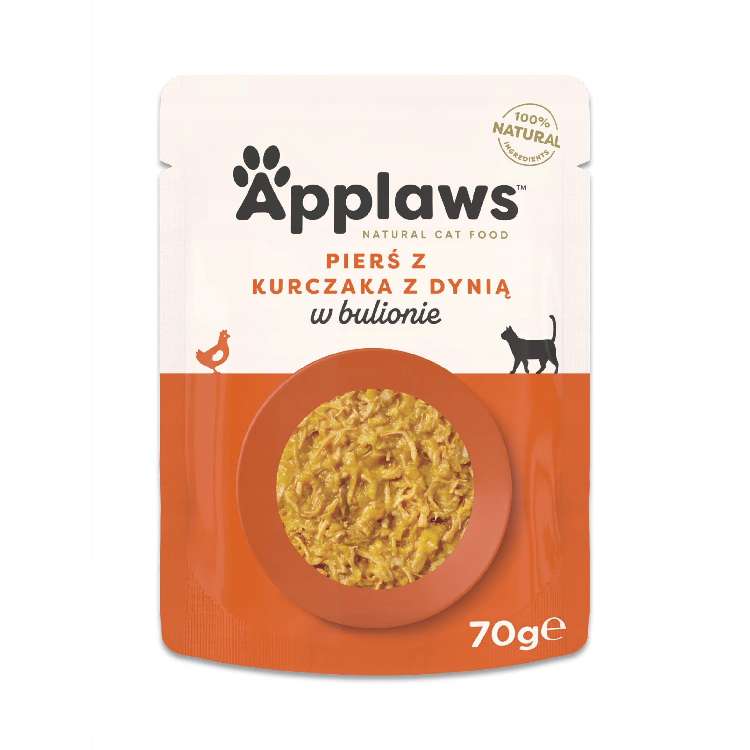 Applaws Cat Wet Cat Food Chicken with Pumpkin in Broth 70g