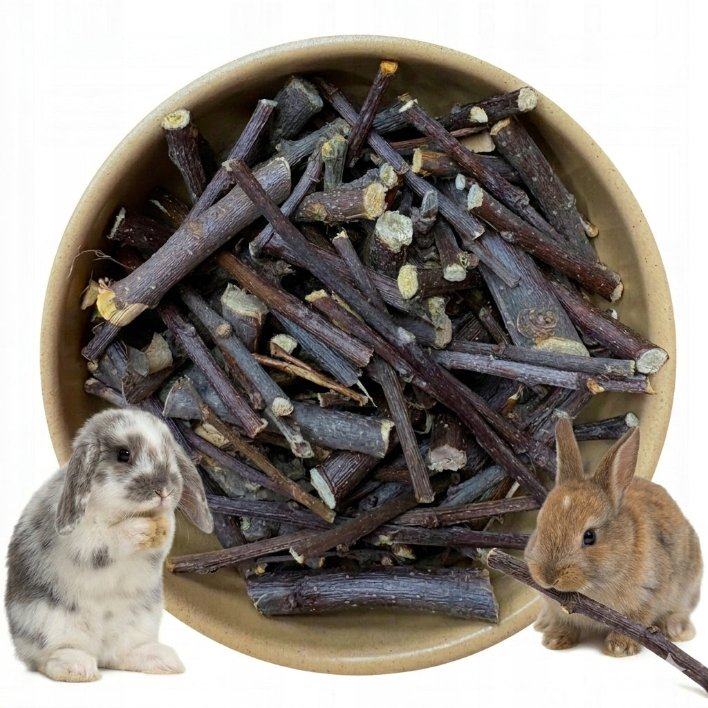 Apple Branches for Rabbits and Rodents Teether Treat Mystic.Garden 100 g