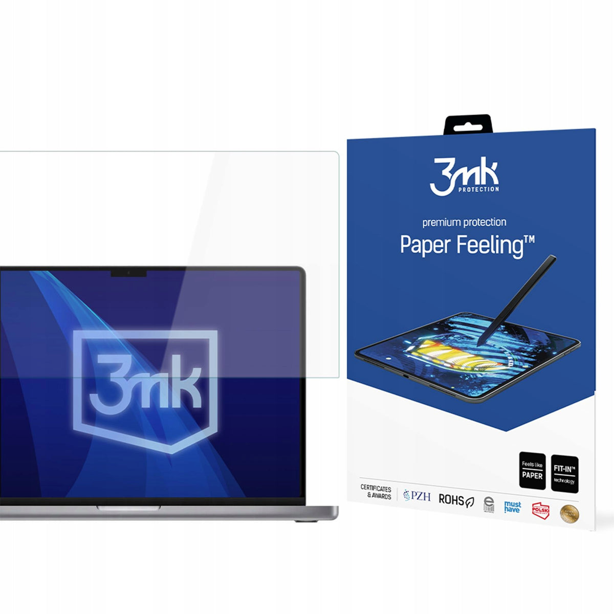 Apple Macbook Pro 16 M1/M2/M3/M4 3mk Paper Feeling Screen Protector