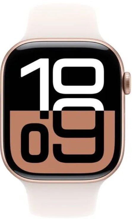 Apple Watch 10 GPS 42mm Aluminum (Pink Gold) + Strap Size S/M (Pink)