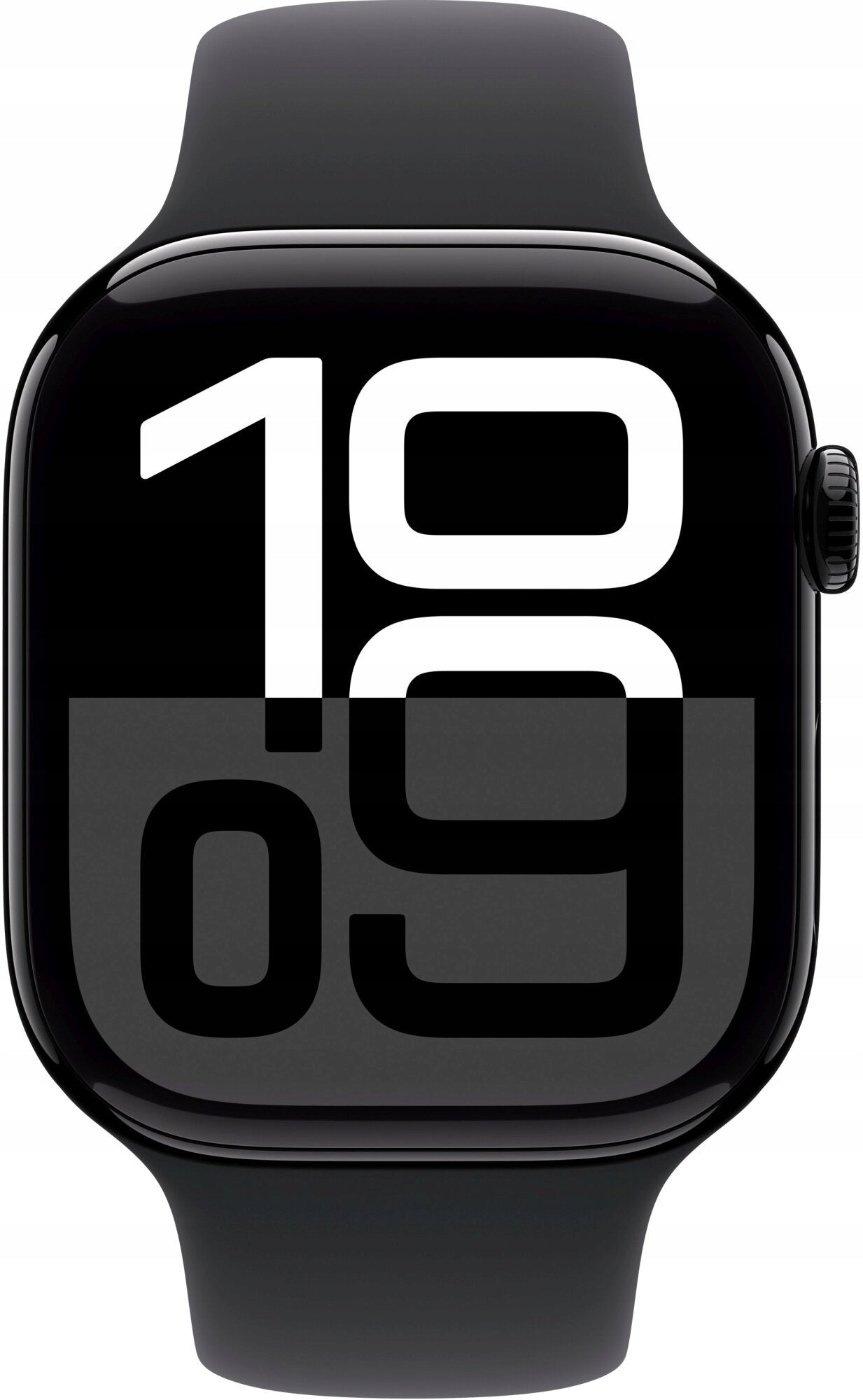 Apple Watch 10 GPS 46mm aluminium case + sports strap M/L black Color black