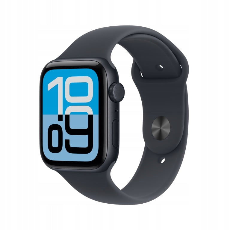 Apple Watch SE 3 GPS 44mm Midnight Sport Band - S/M