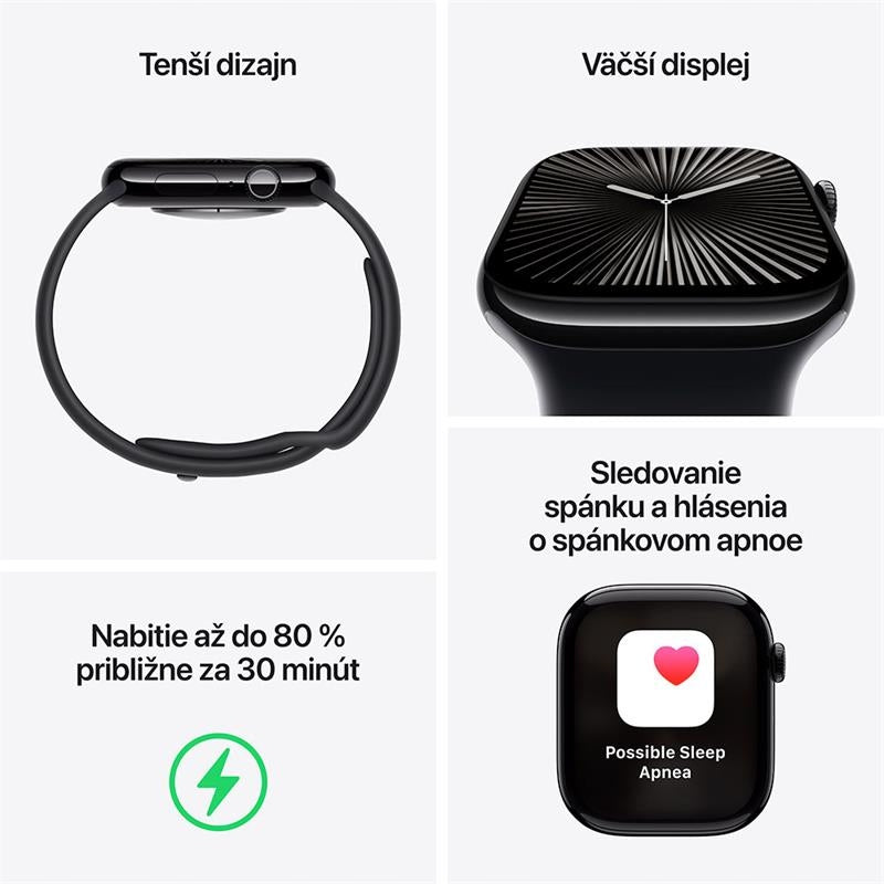 Apple Watch Series 10 GPS 46mm Rose Gold Aluminium Case with Light Blush Sp Brand Apple