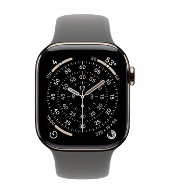 Apple Watch Series 11 46mm 5G Naturel Titanium (Grey Rubber Strap S/M)