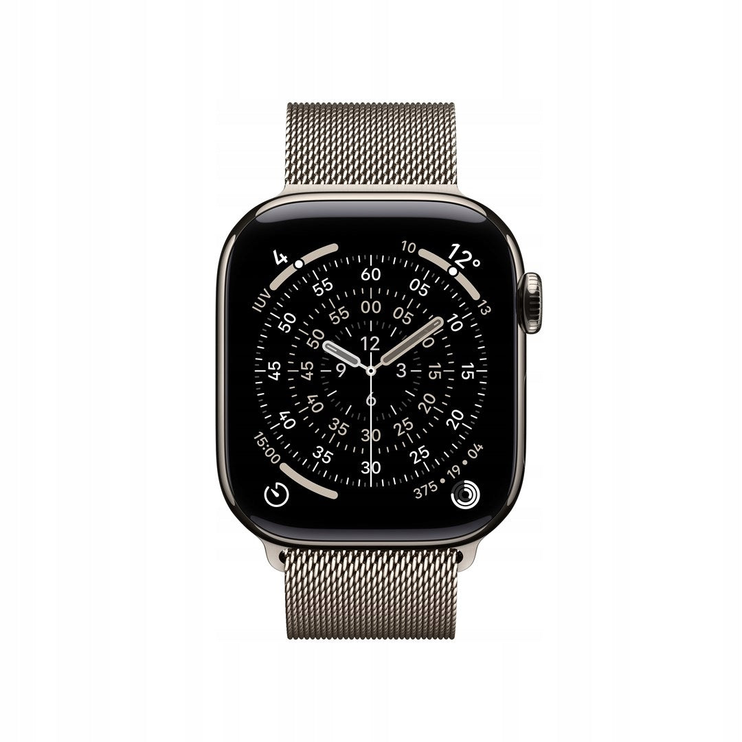 Apple Watch Series 11 Cell 42mm Titanium Natural Strap Milanese Brand Apple