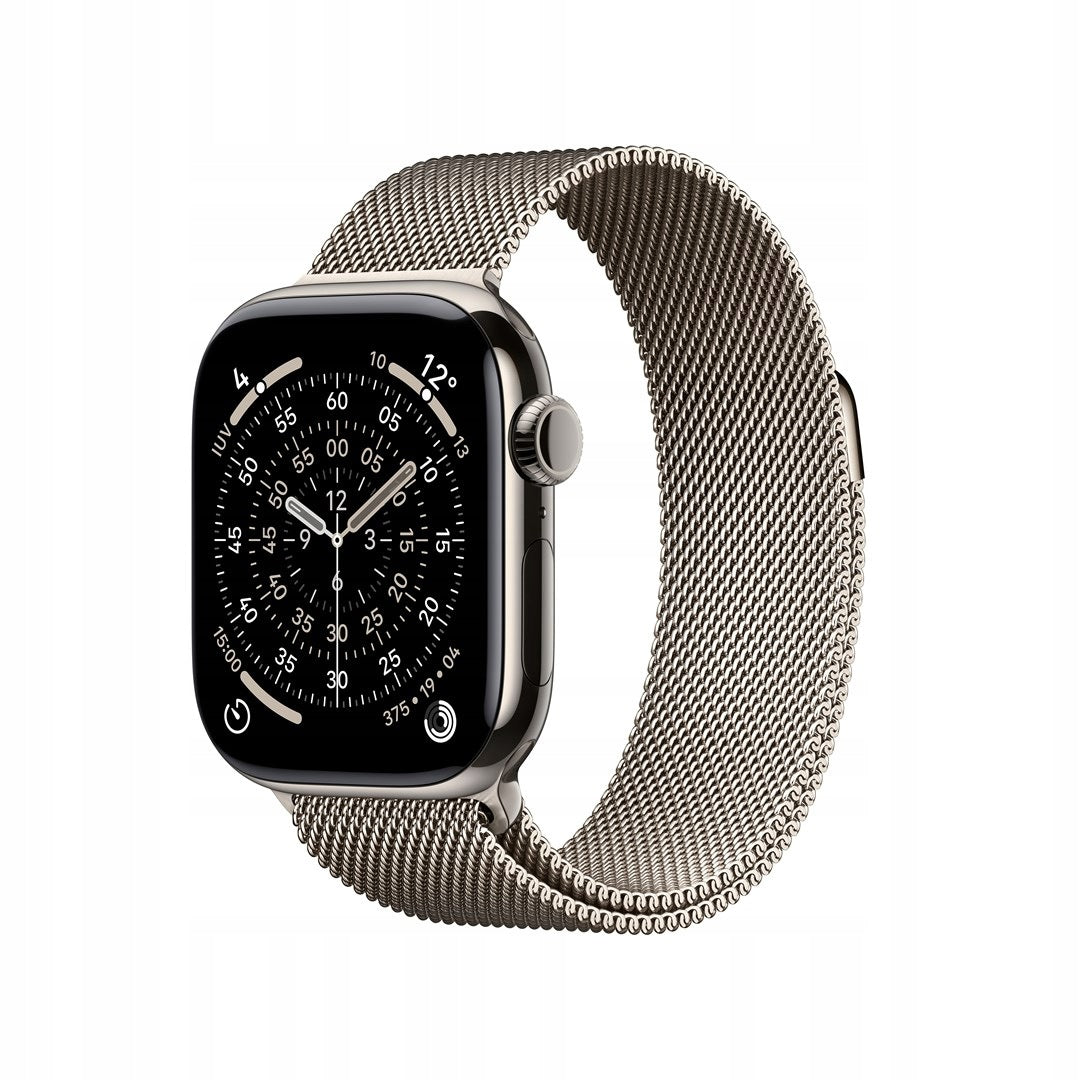 Apple Watch Series 11 Cell 42mm Titanium Natural Strap Milanese