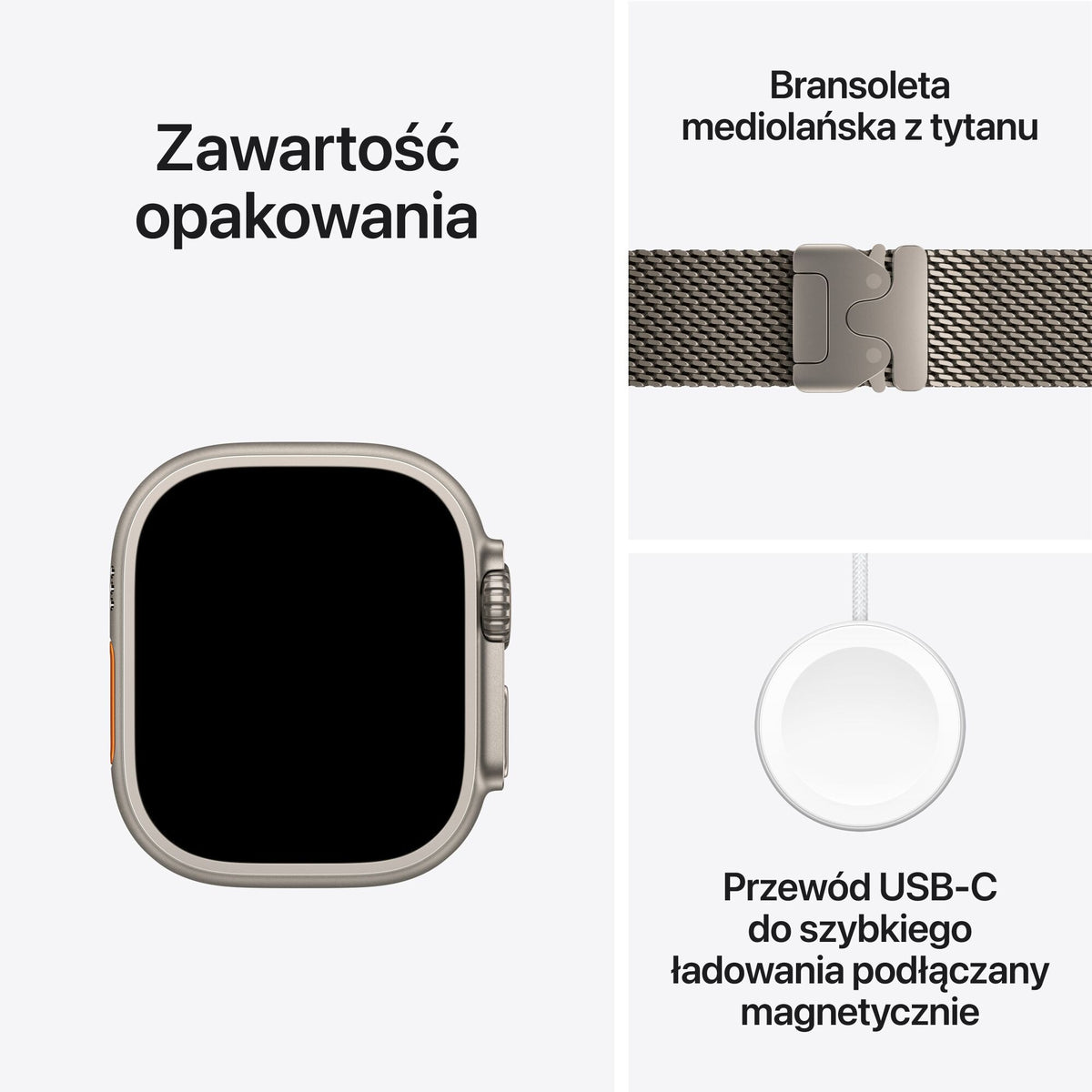 Apple Watch Ultra 2 GPS Cellular 49mm + Milan bracelet M Packaging status original