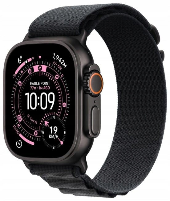 Apple Watch Ultra 3 GPS + Cellular 49 mm Alpine Strap Black - M