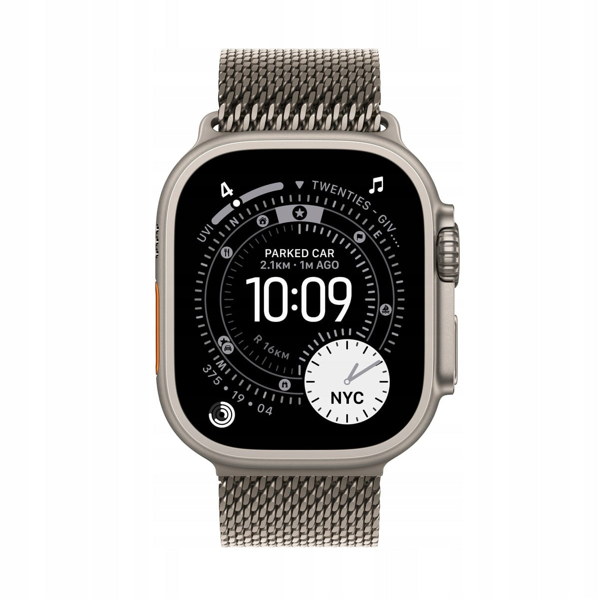 Apple Watch Ultra 3 Grey with Milan Bracelet in Natural L Packaging status original