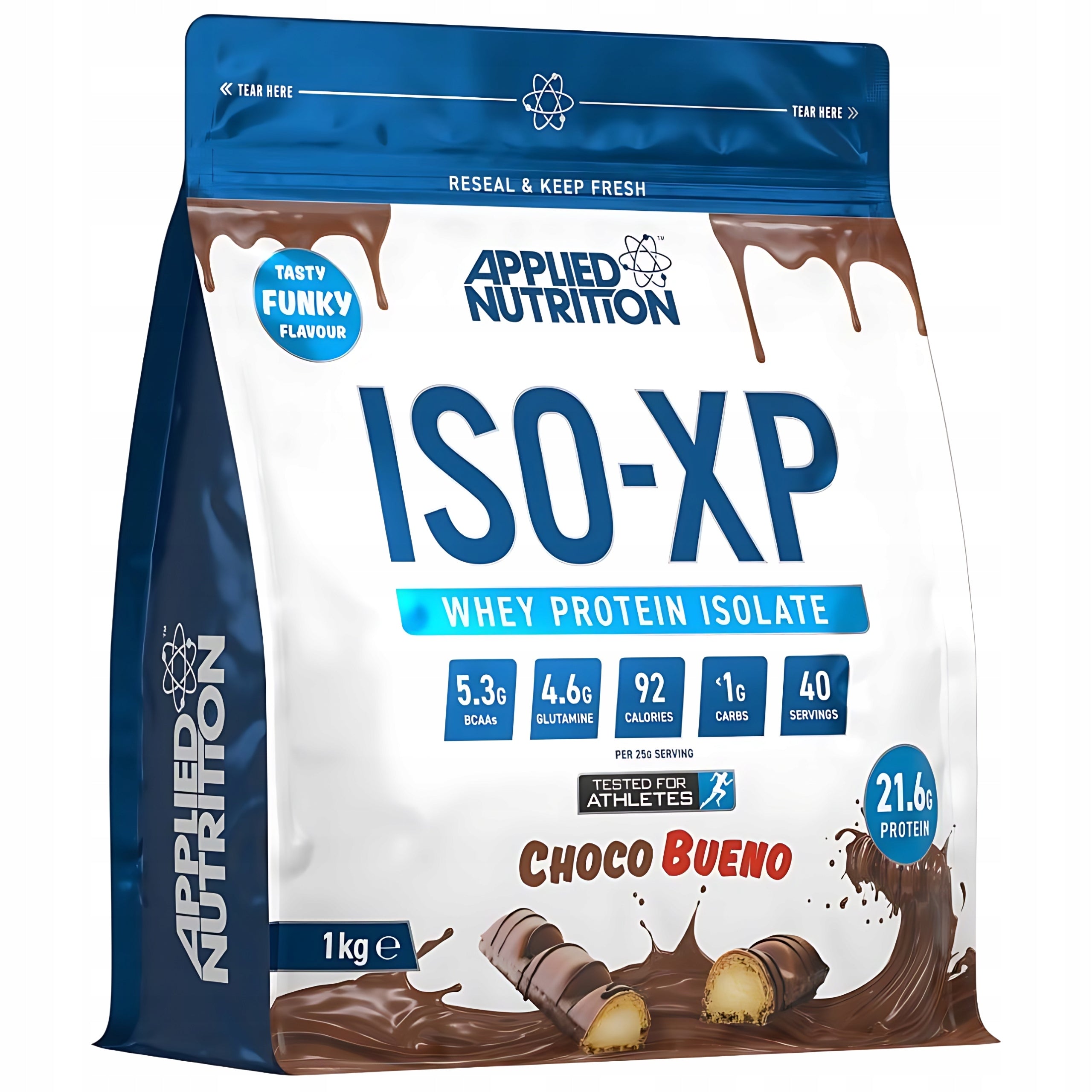Applied ISO XP Whey Protein 1000g Isolate Whey Protein Choco Bueno Packaging status original
