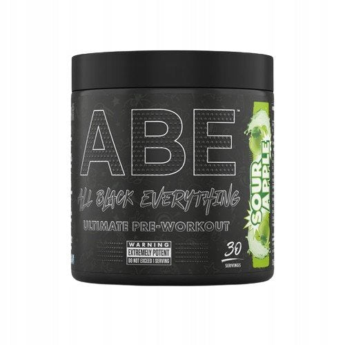 Applied Nutrition ABE All Black Everything Pre-Workout - 315g Sour Apple Flavor Expiration date at least 3 months from the date of purchase