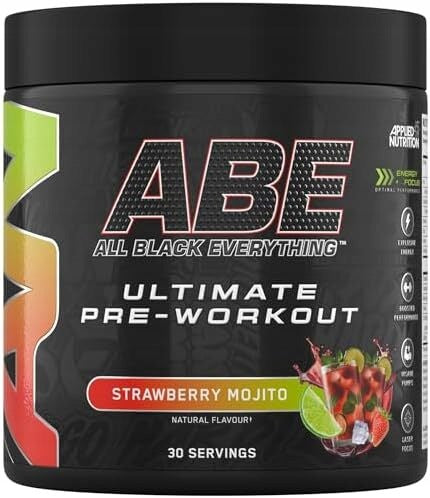Applied Nutrition ABE All Black Everything Strawberry Mojito Powder, 375g